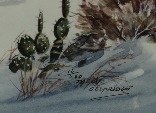 Pair of Mary Selfridge Signed Limited Edition Giclées