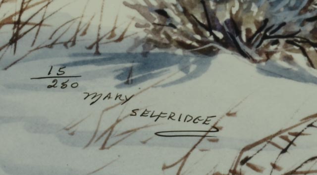 Pair of Mary Selfridge Signed Limited Edition Giclées