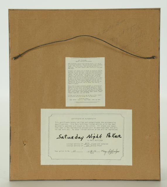 Pair of Mary Selfridge Signed Limited Edition Giclées