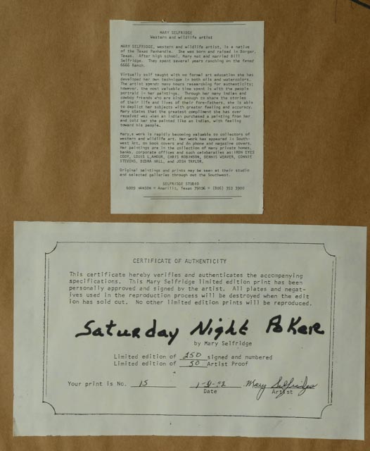 Pair of Mary Selfridge Signed Limited Edition Giclées