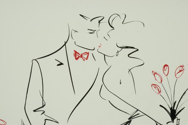 Pair of Ty Wilson Lithographs "Secrets" and "First Love"