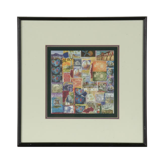 B.C. Gantner Offset Lithograph "Par Avion"