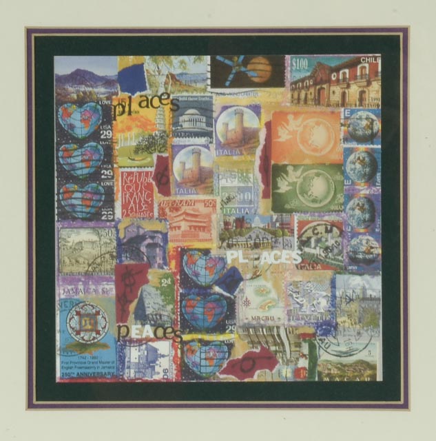 B.C. Gantner Offset Lithograph "Par Avion"