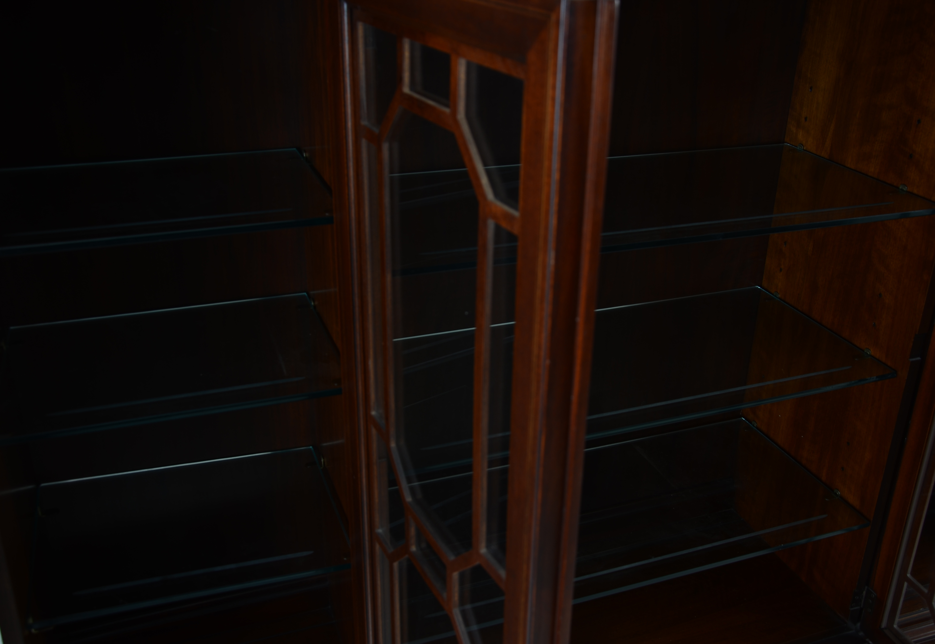 Mahogany Breakfront China Cabinet by White Furniture