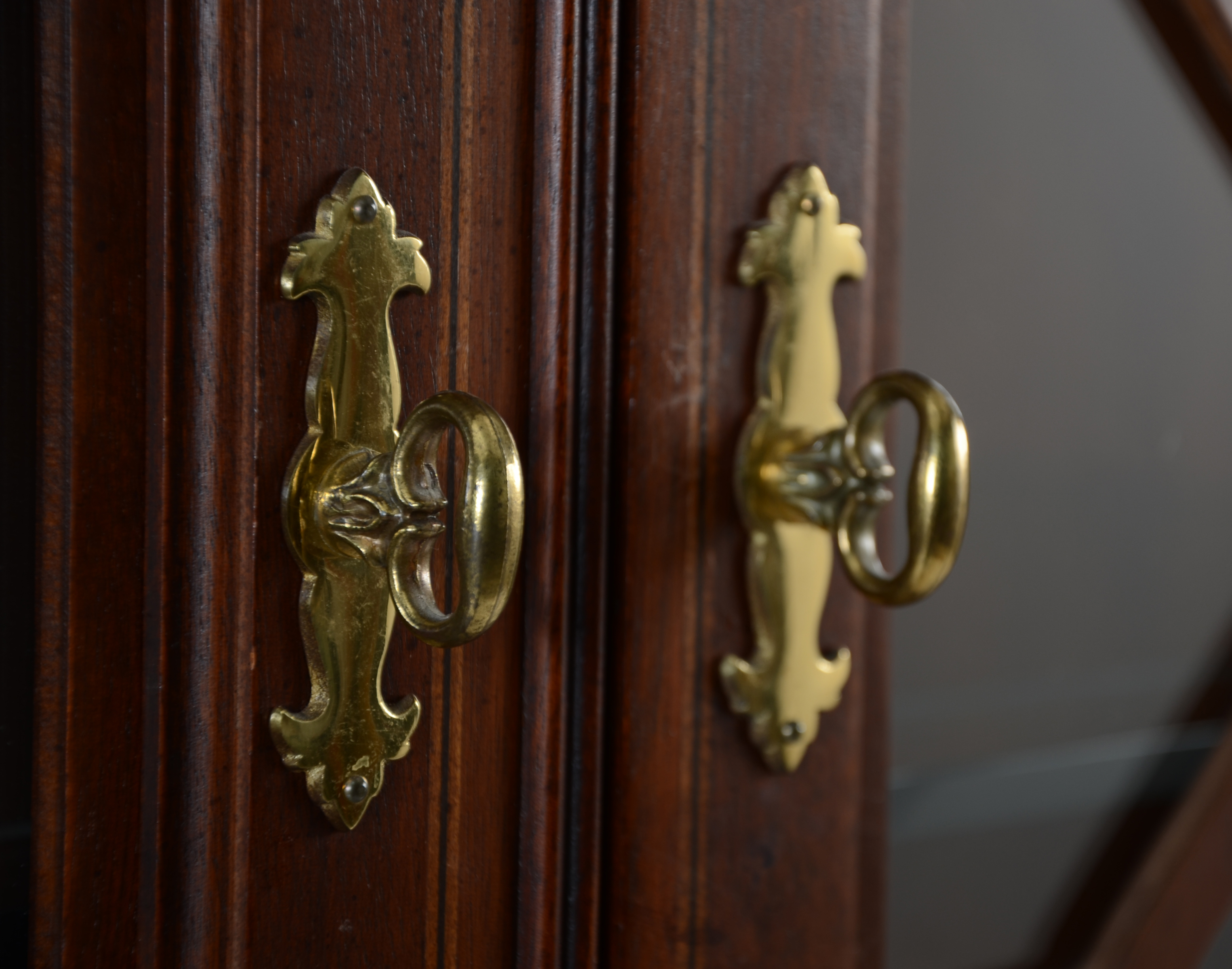 Mahogany Breakfront China Cabinet by White Furniture