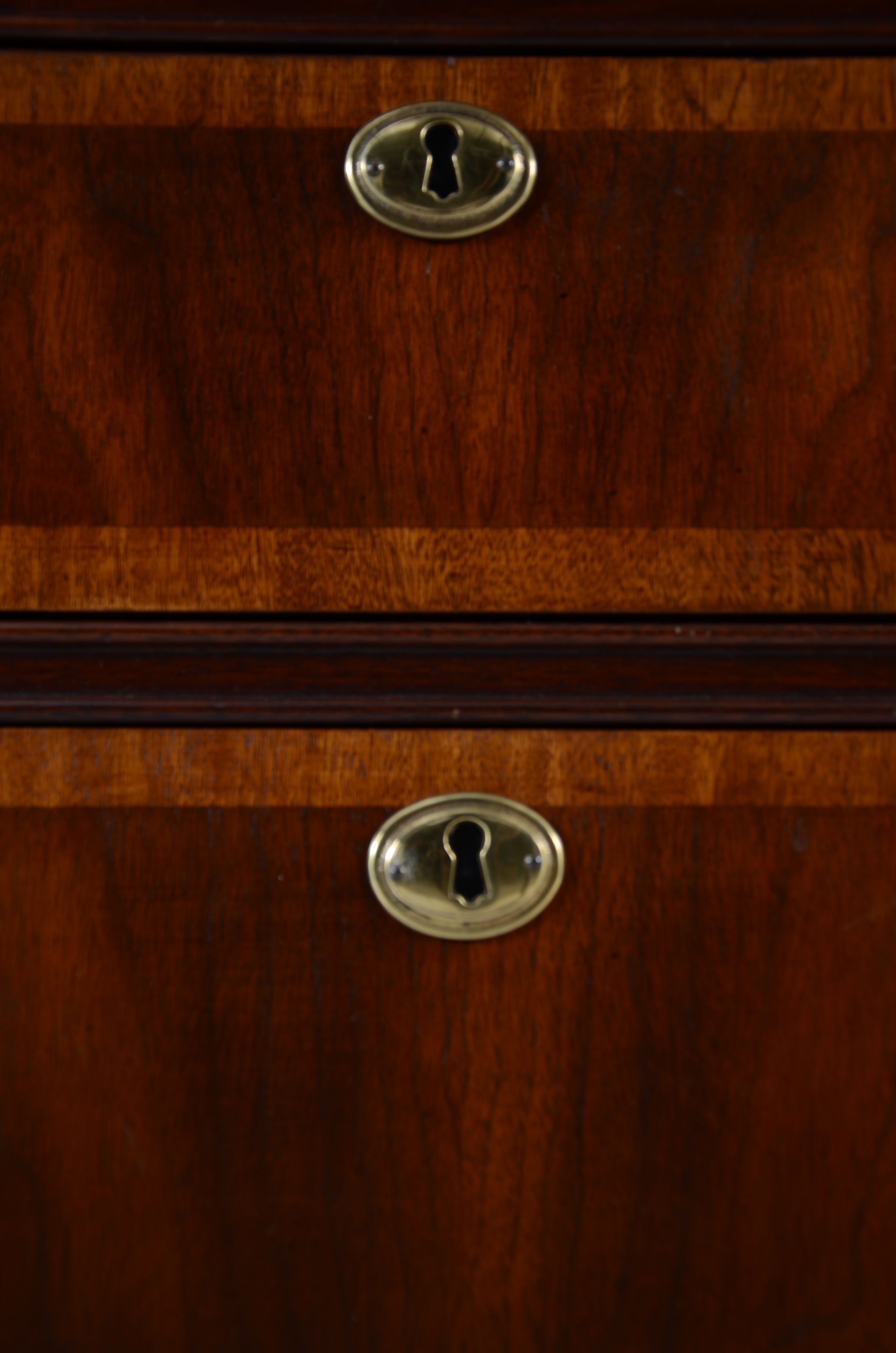 Mahogany Breakfront China Cabinet by White Furniture