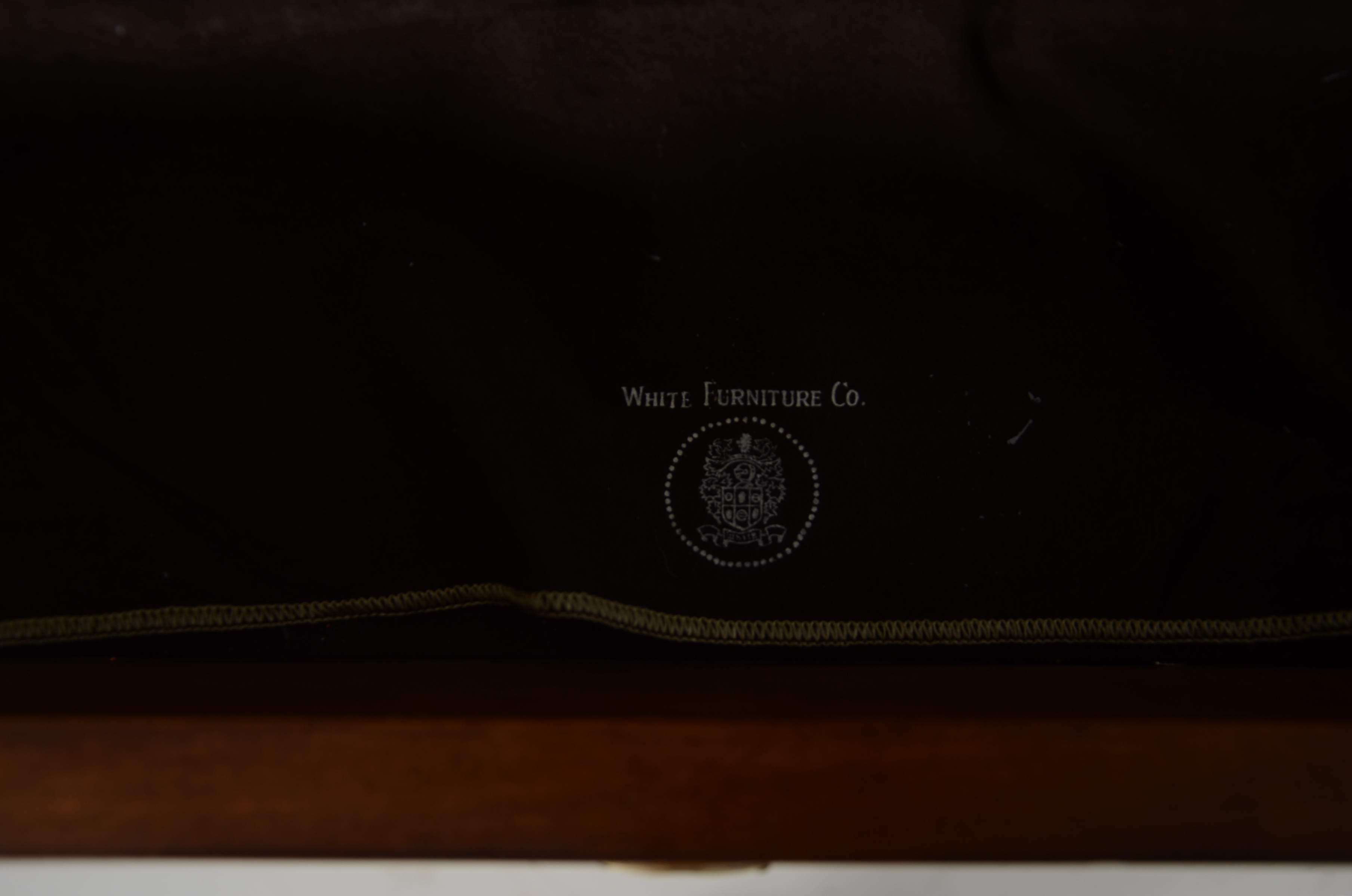 Mahogany Breakfront China Cabinet by White Furniture