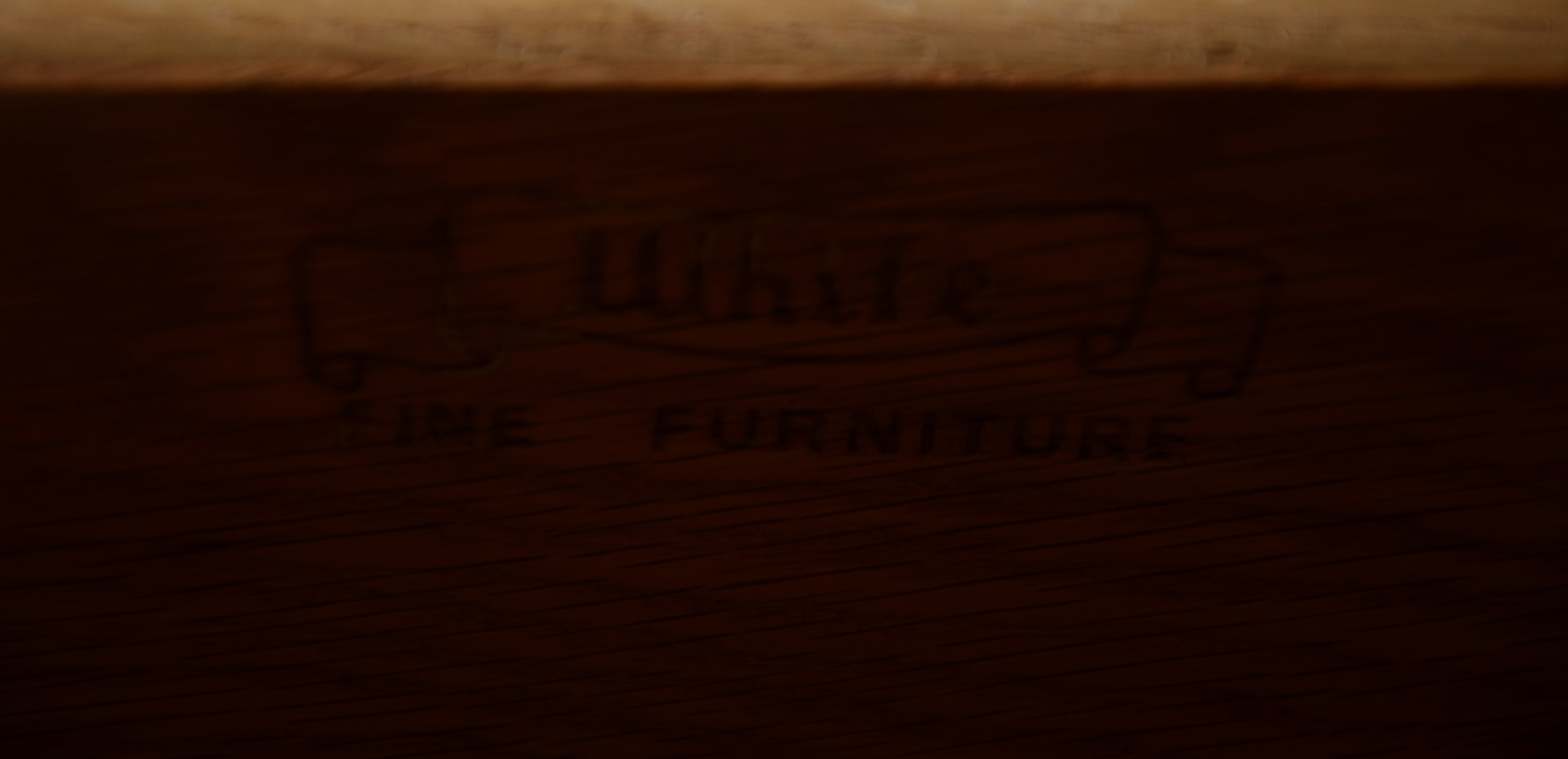 Mahogany Breakfront China Cabinet by White Furniture