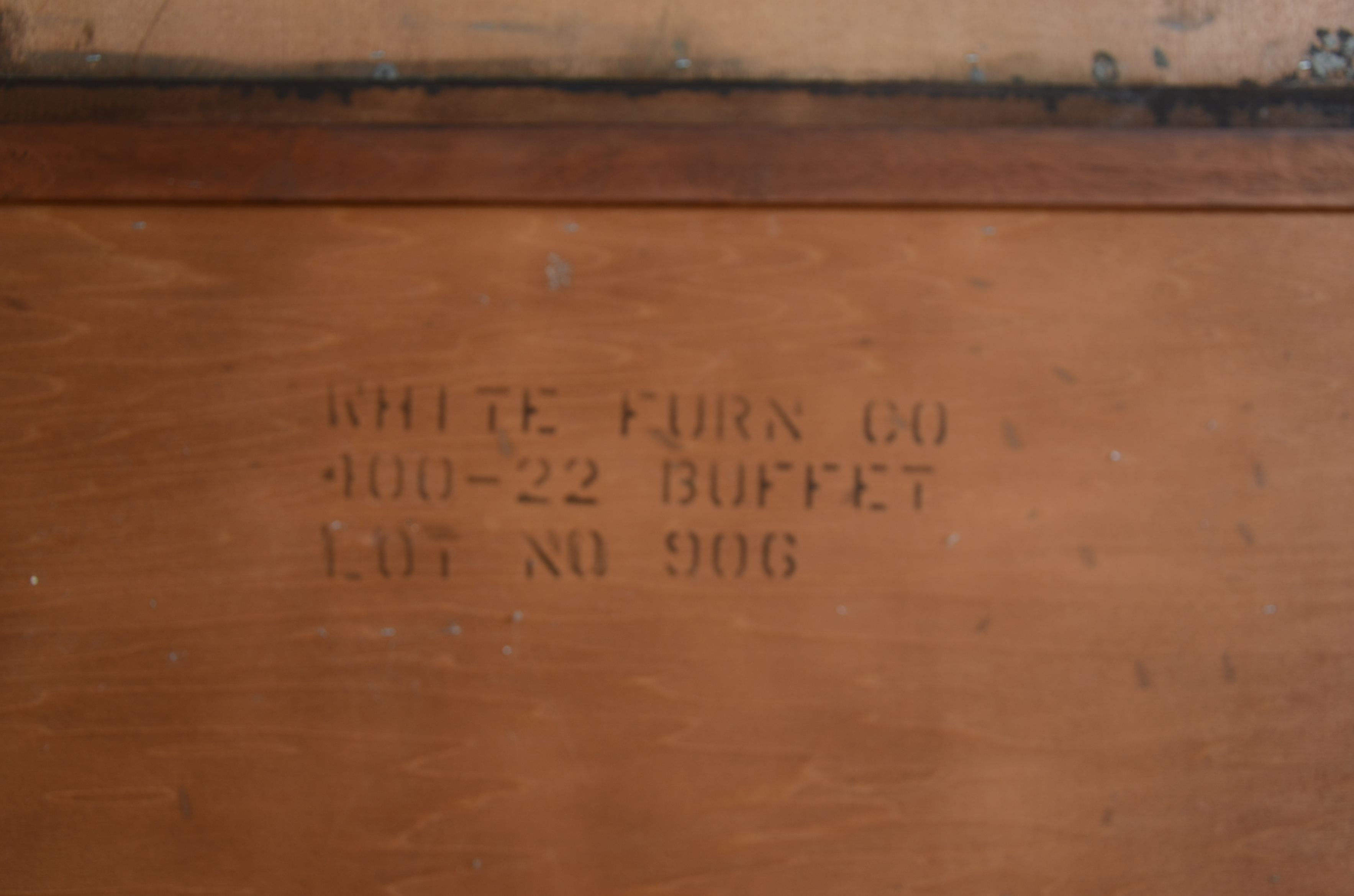 Mahogany Breakfront China Cabinet by White Furniture