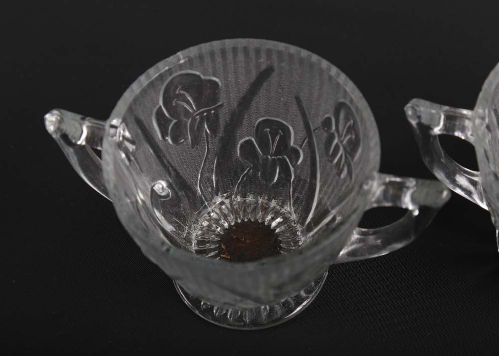 VIntage Glass Serving Pieces