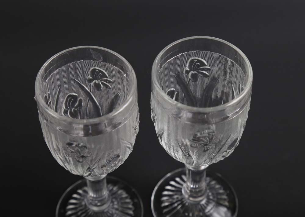 VIntage Glass Serving Pieces
