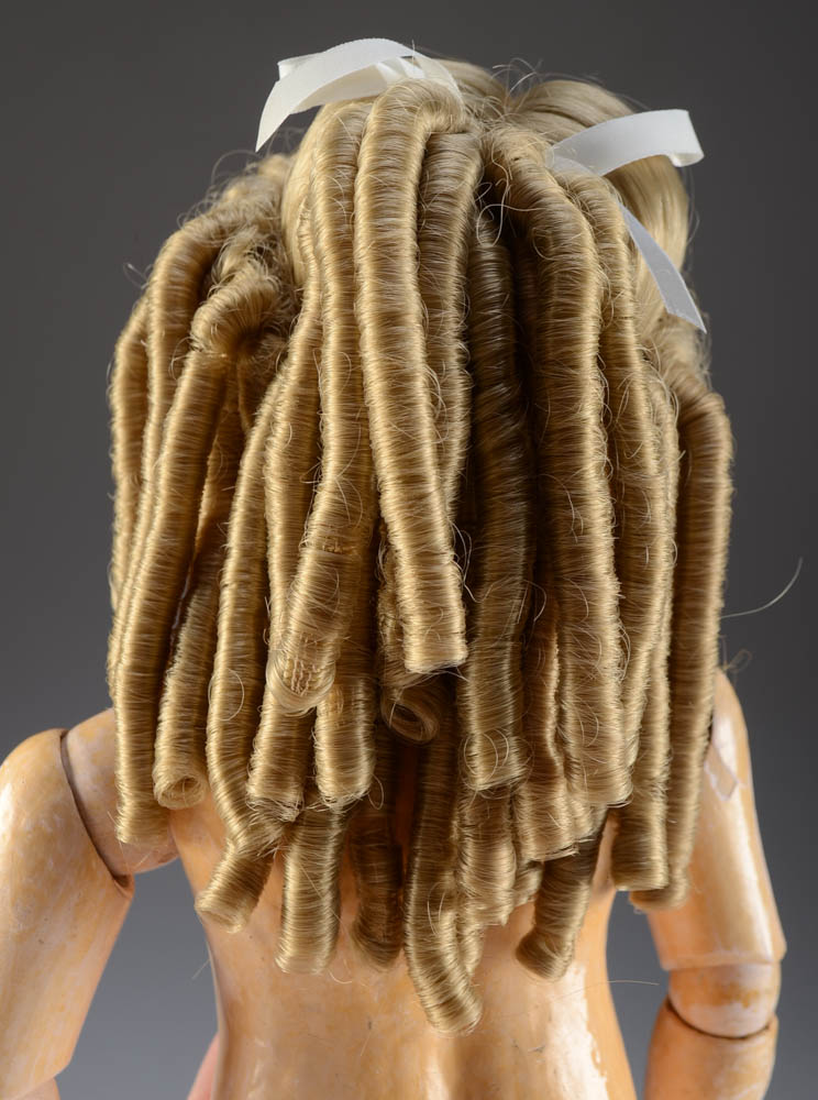 Victorian "Belton-Type" French Bisque Head Doll with Wood Composition Body