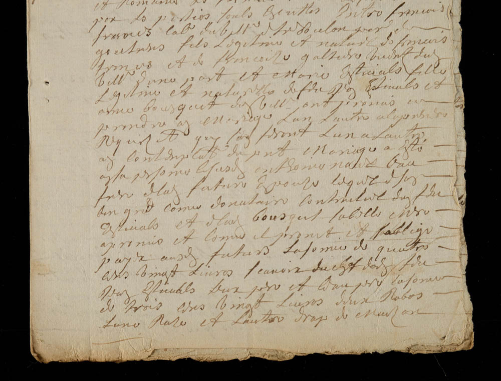 Two Early 18th Century French Handwritten Letters