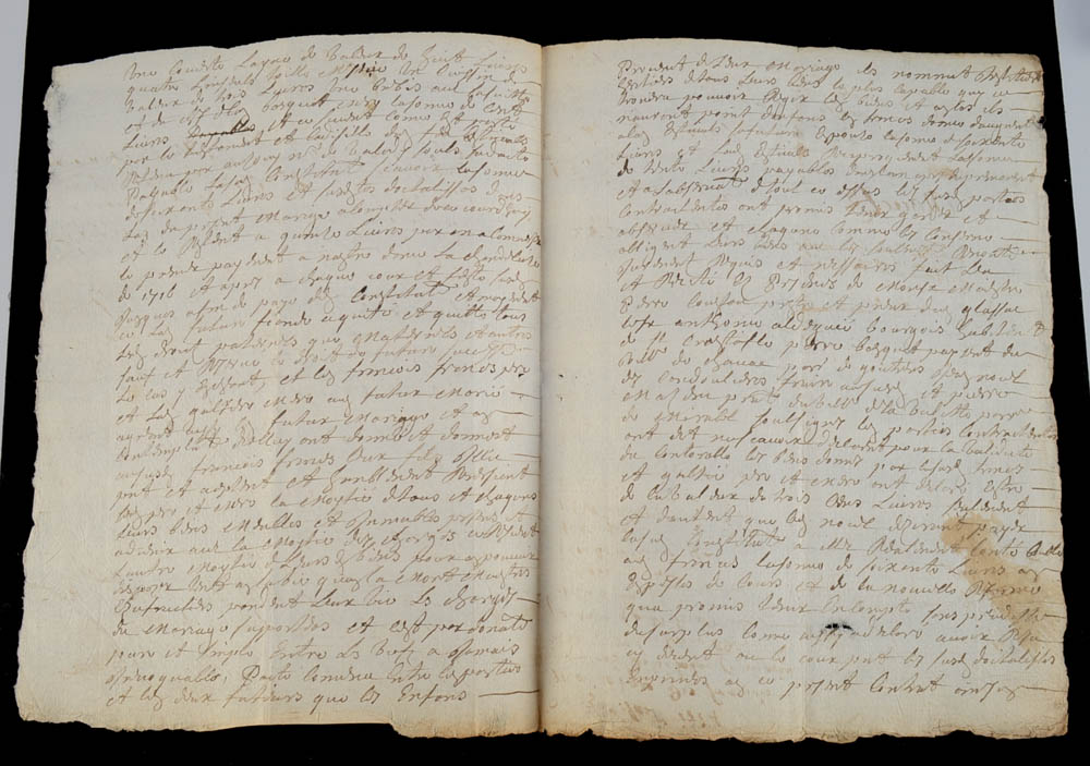 Two Early 18th Century French Handwritten Letters