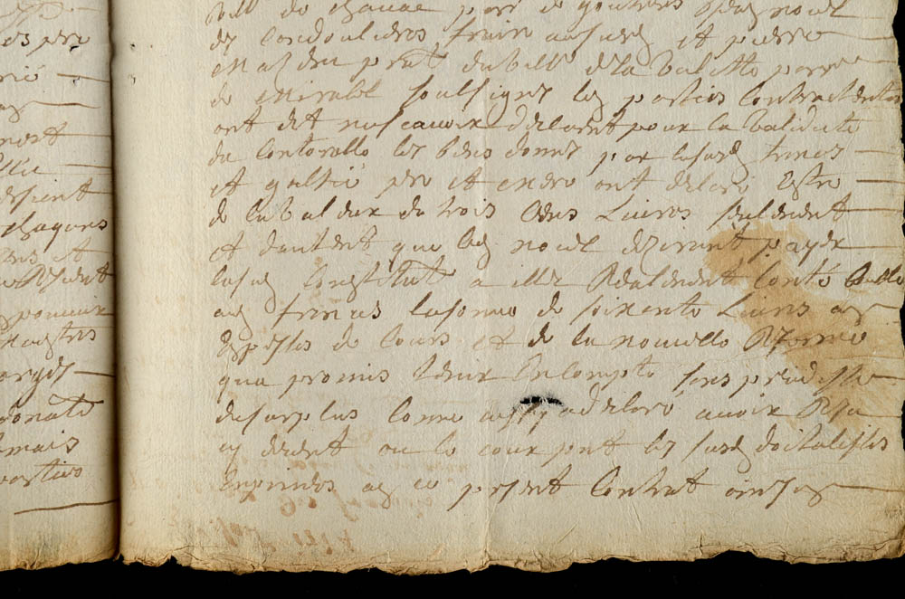 Two Early 18th Century French Handwritten Letters