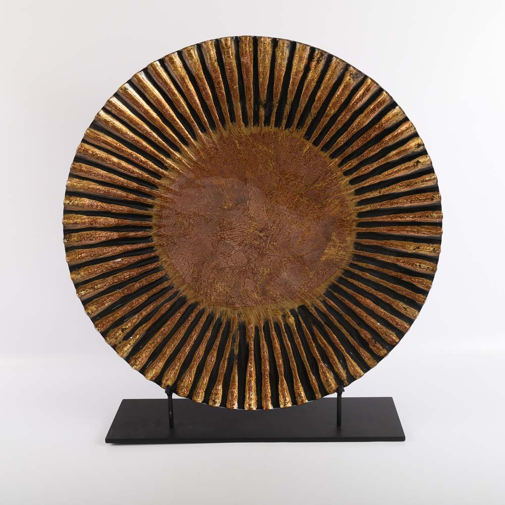 Sunburst Art Glass Bowl