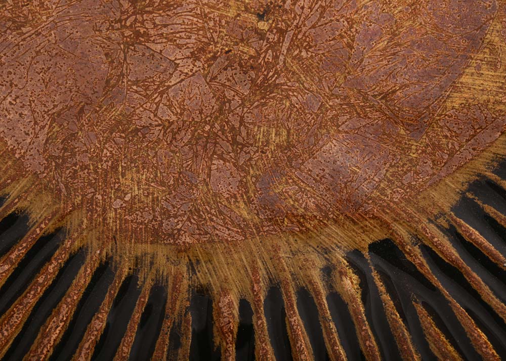 Sunburst Art Glass Bowl