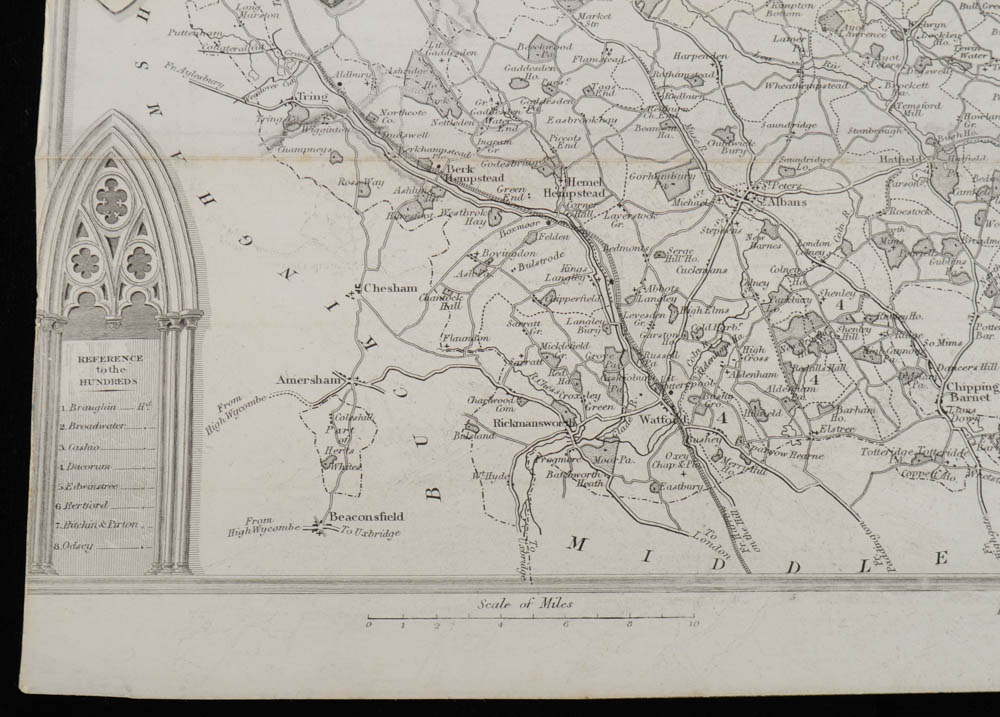 Four Unframed 19th Century Maps of Britain