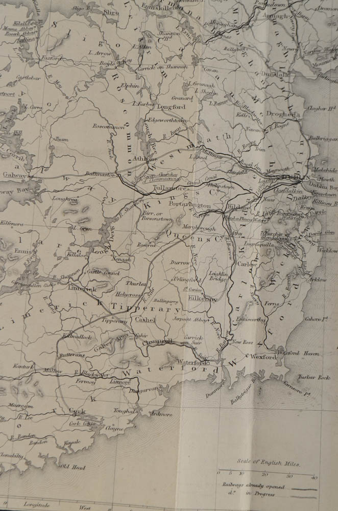 Four Unframed 19th Century Maps of Britain