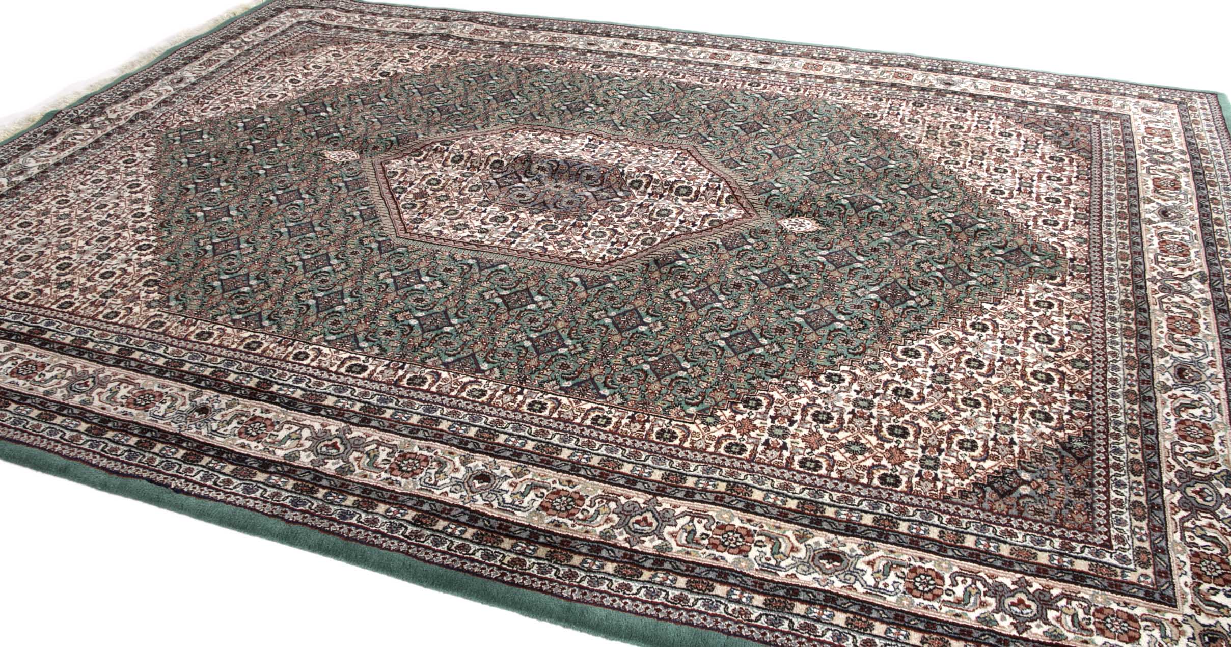 Large Handmade Indo-Bidjar Wool Area Rug