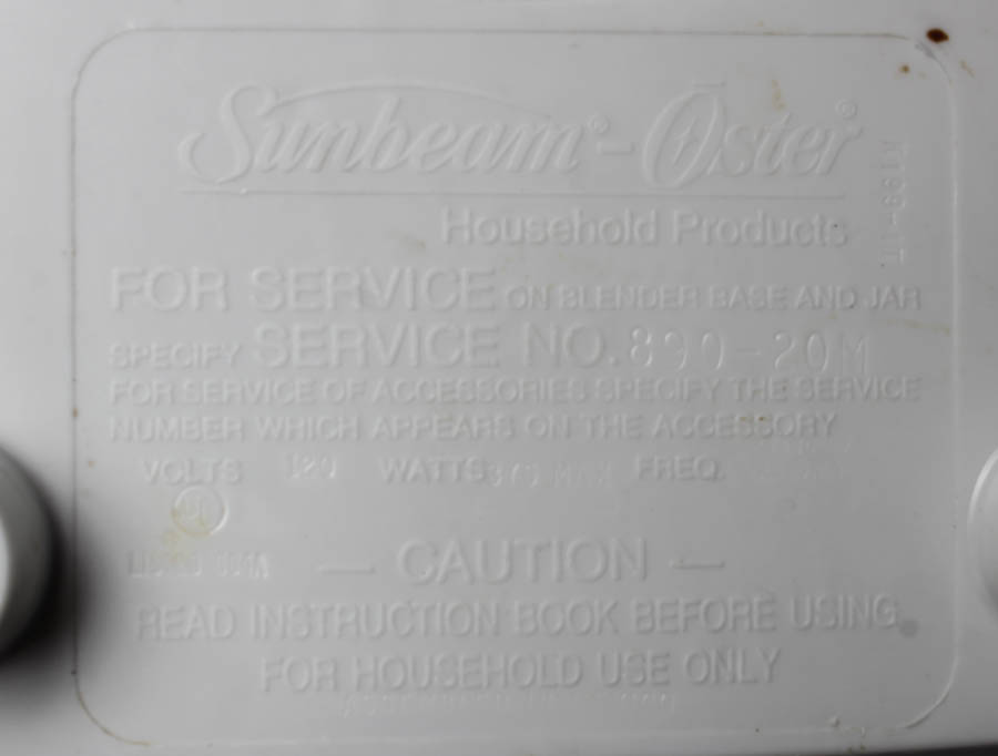 Osterizer "Designer Cycle Blend" Blender