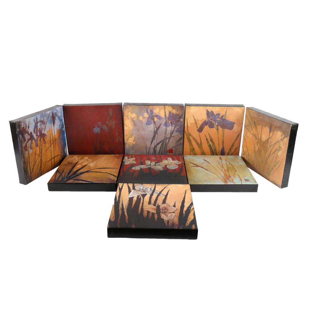 "Iris Nine Patch" Wall Decor