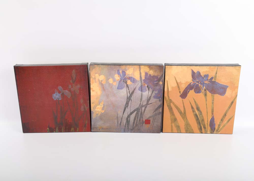 "Iris Nine Patch" Wall Decor