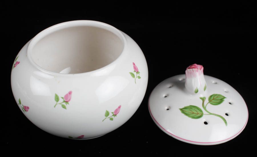 Ceramic Veggie Crudite and Dip Platter and Sugar Bowl