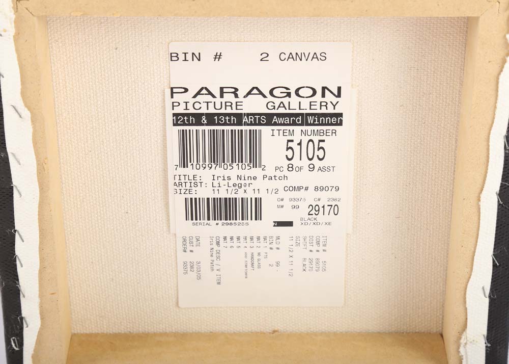 "Iris Nine Patch" Wall Decor