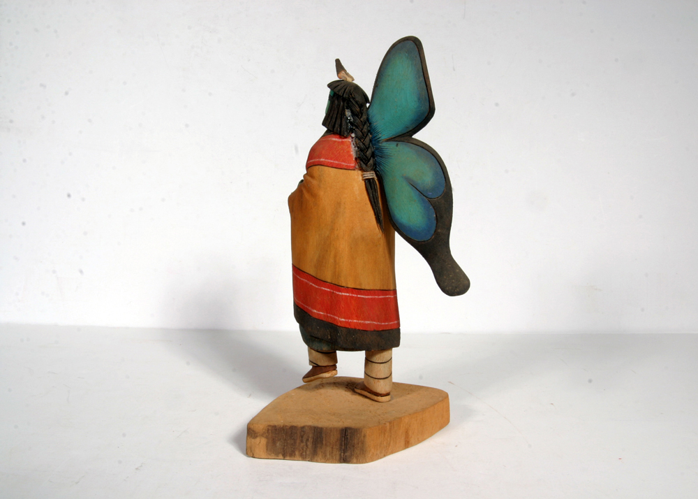 D. Harvey Signed "Butterfly Woman" Hopi Kachina Doll Sculpture