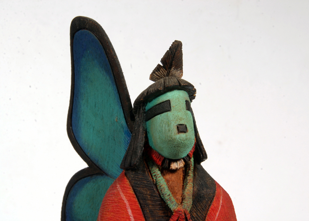 D. Harvey Signed "Butterfly Woman" Hopi Kachina Doll Sculpture