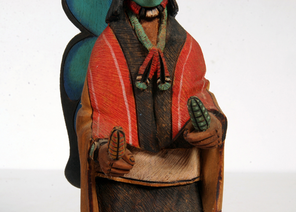 D. Harvey Signed "Butterfly Woman" Hopi Kachina Doll Sculpture