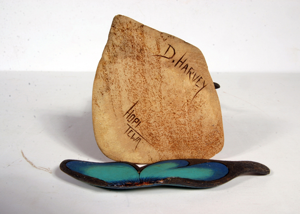 D. Harvey Signed "Butterfly Woman" Hopi Kachina Doll Sculpture