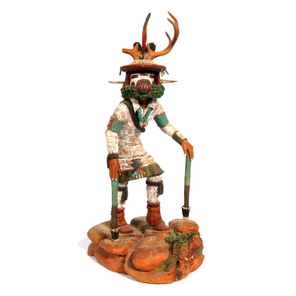 Keith Torres Deer Hopi Kachina Doll Sculpture