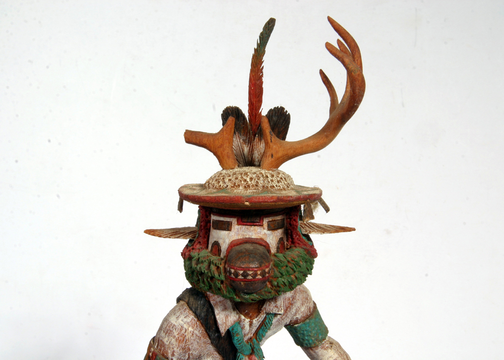 Keith Torres Deer Hopi Kachina Doll Sculpture