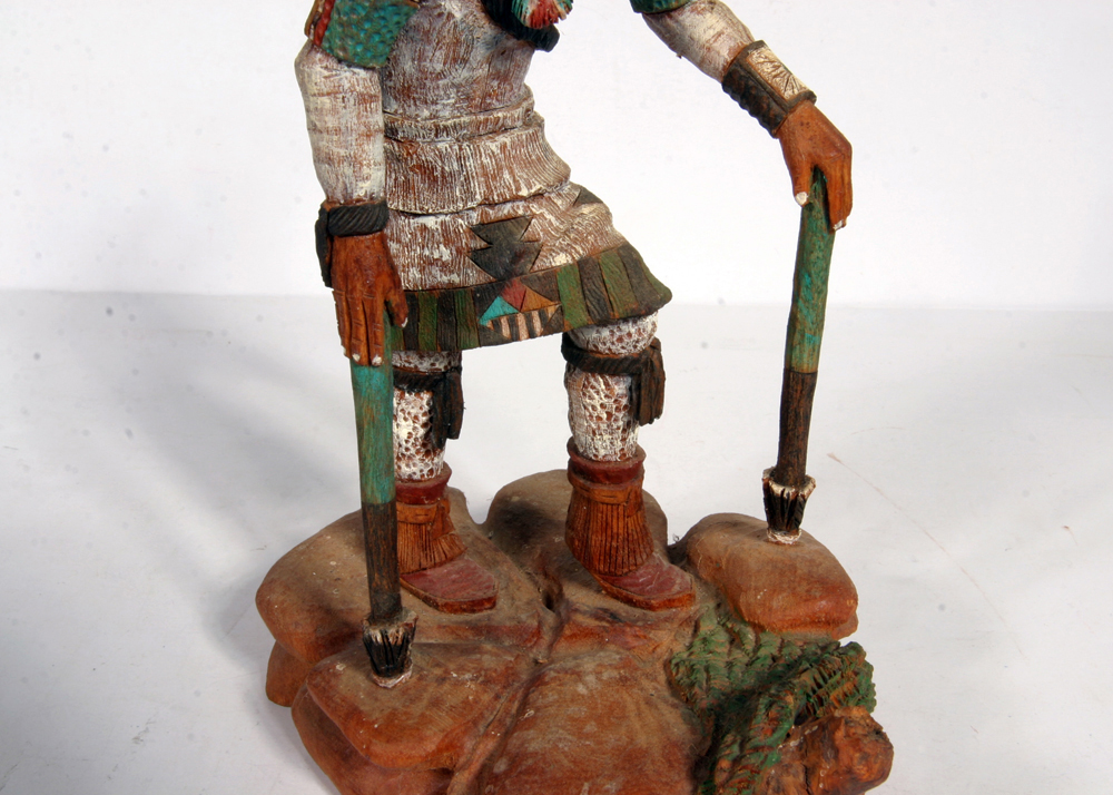 Keith Torres Deer Hopi Kachina Doll Sculpture