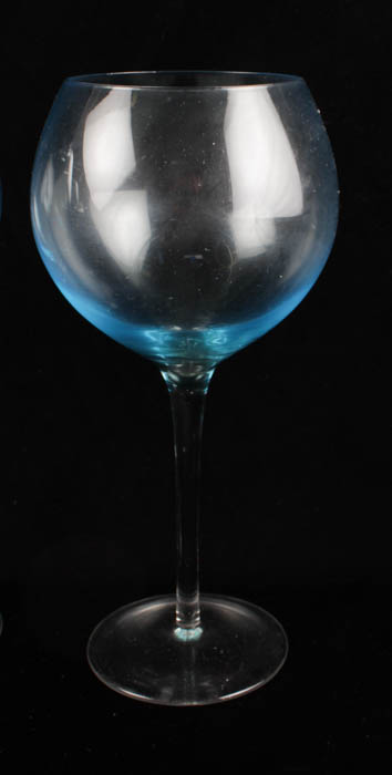 Blue Tinted Glassware Assortment