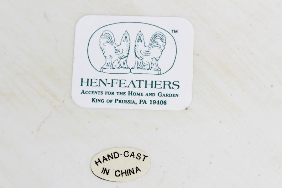 Handcasted China Kitchen Hook and Wooden Letter Holder