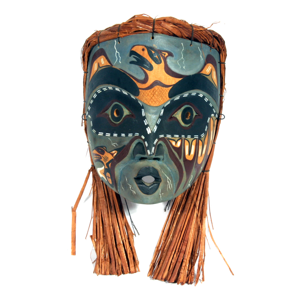 T. Enoch Corson Lummi Carved Wood Mask
