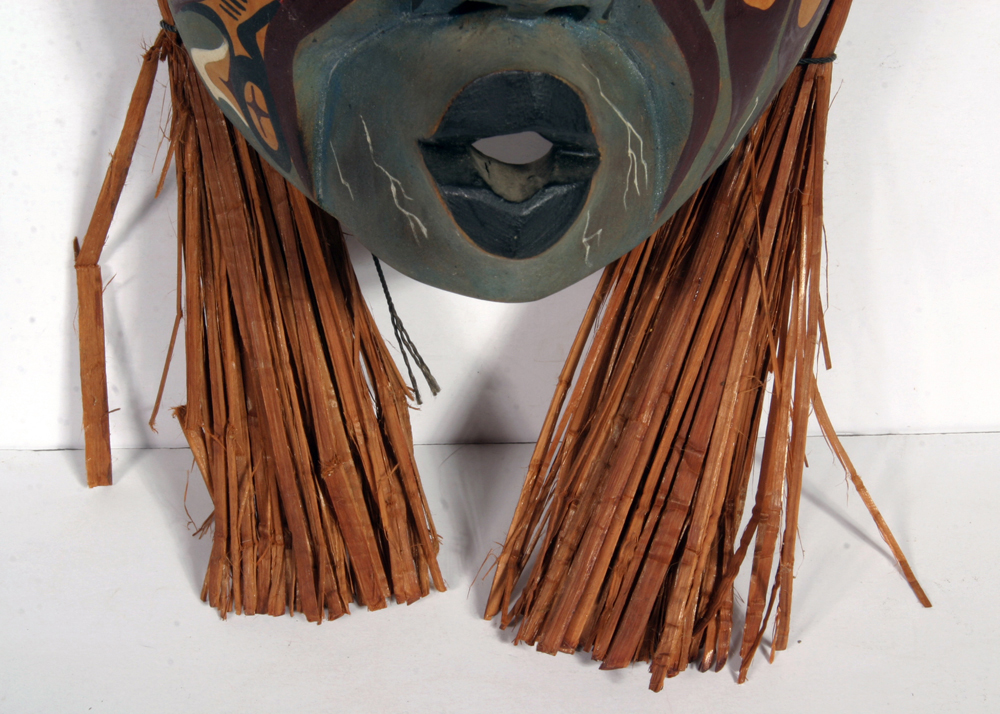 T. Enoch Corson Lummi Carved Wood Mask