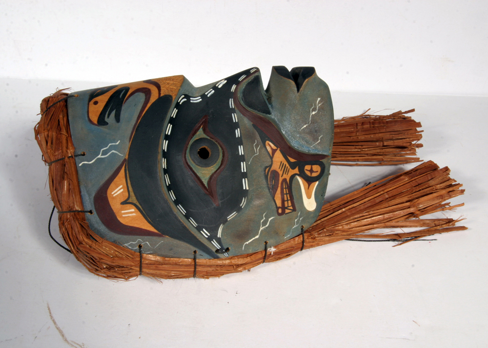 T. Enoch Corson Lummi Carved Wood Mask