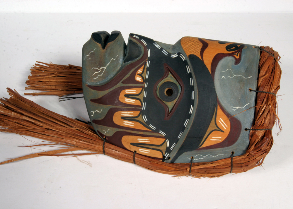 T. Enoch Corson Lummi Carved Wood Mask