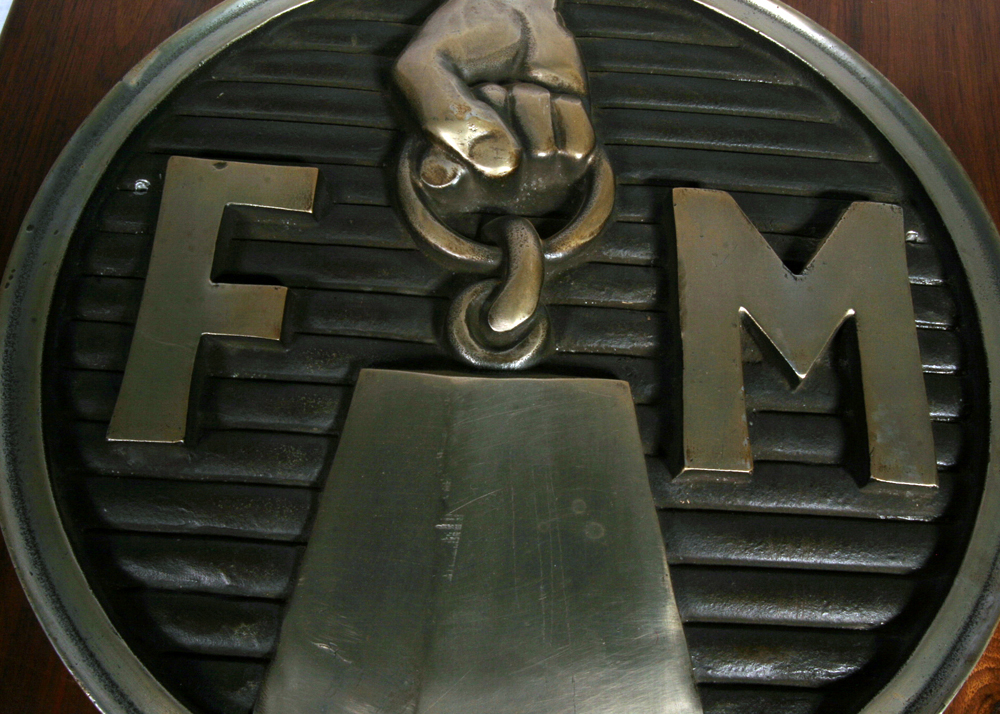 Fairbanks-Morse Locomotive Aluminum Nose Plate