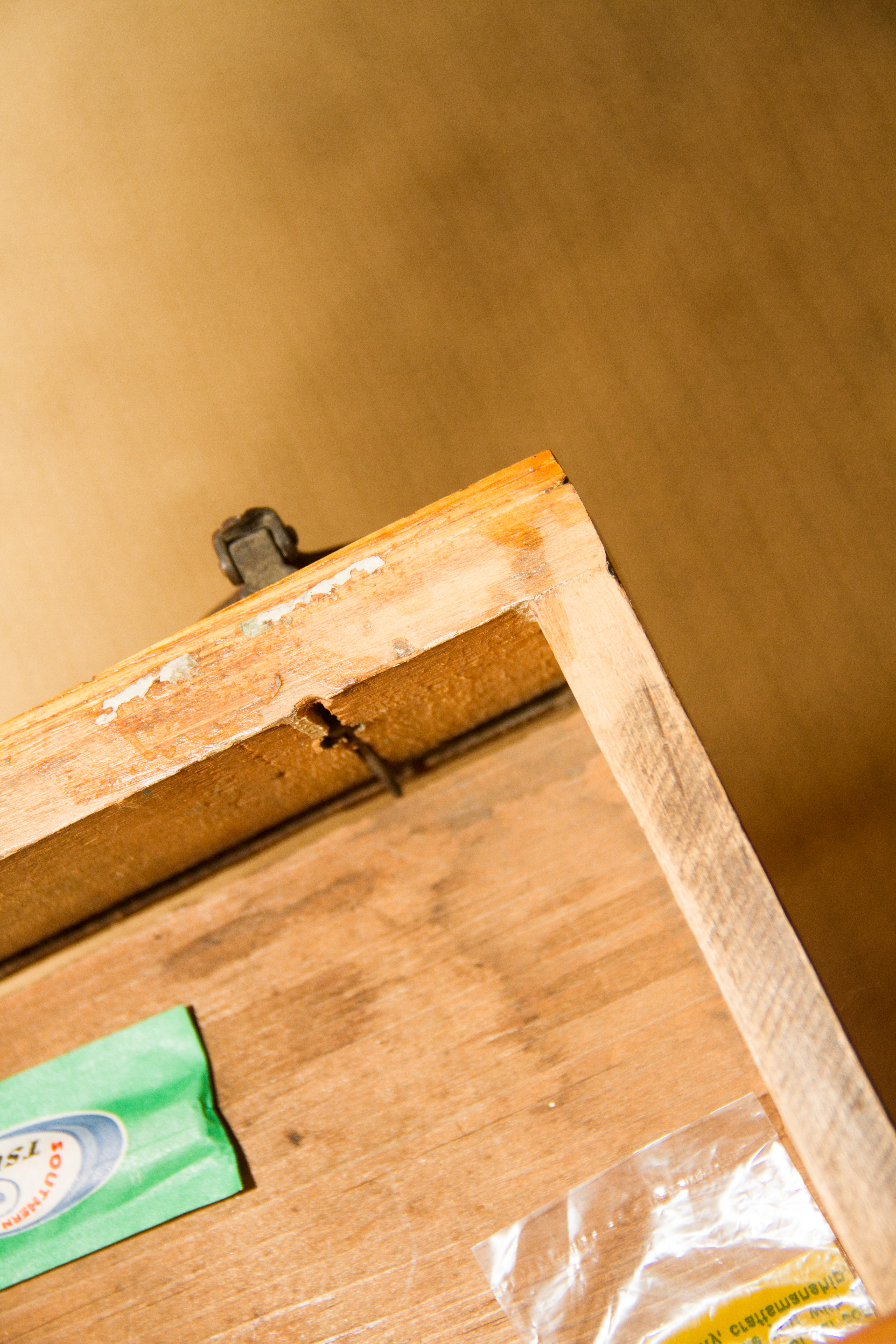 Antique Clark's Salesman Sample Spool Cabinet