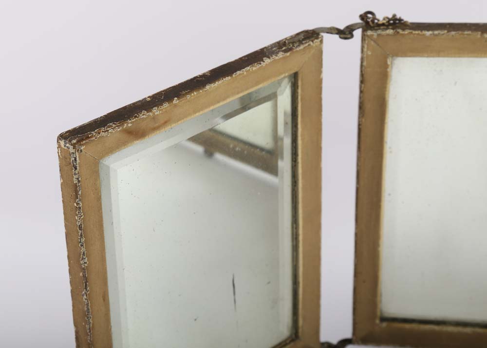Vintage Tri-Fold Vanity Mirror