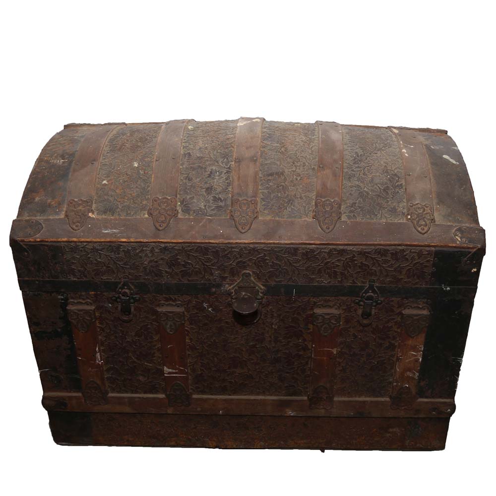 Antique Steamer Trunk