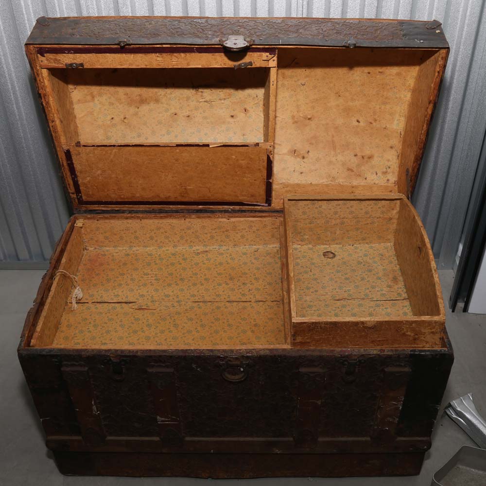 Antique Steamer Trunk