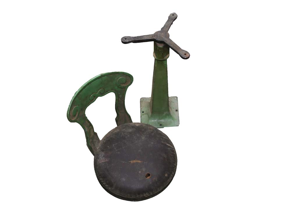 Four Vintage Soda Fountain Stools