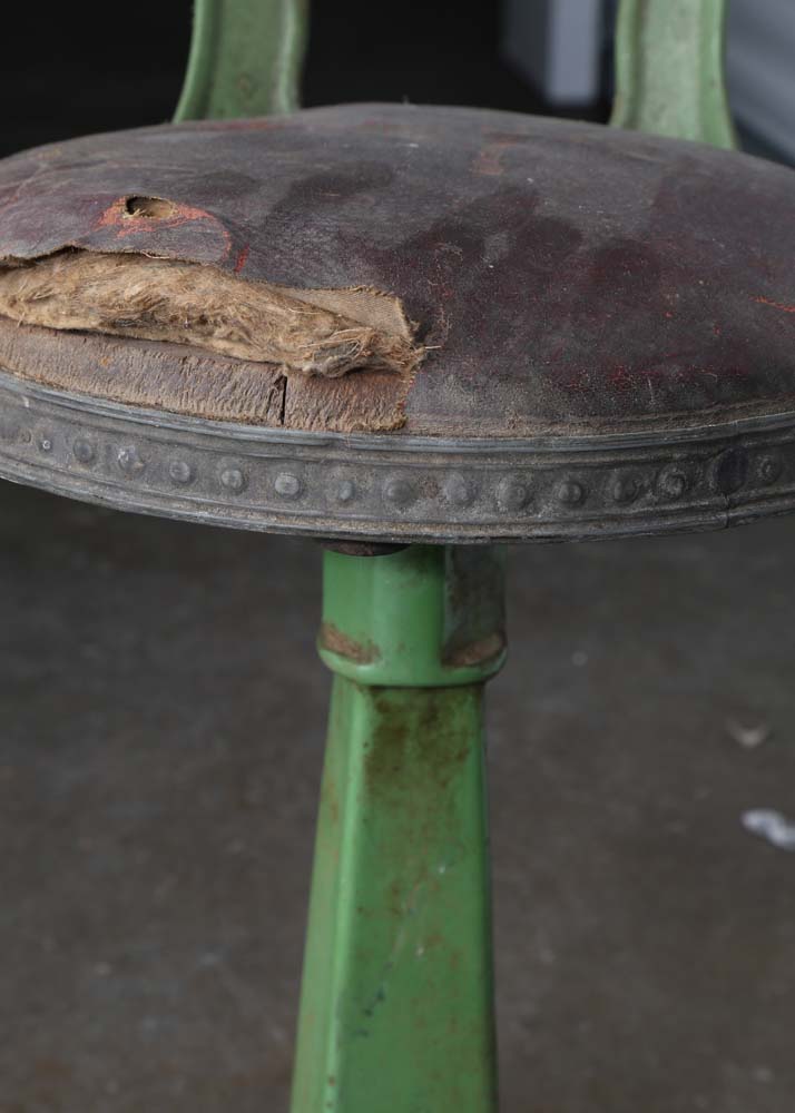 Four Vintage Soda Fountain Stools
