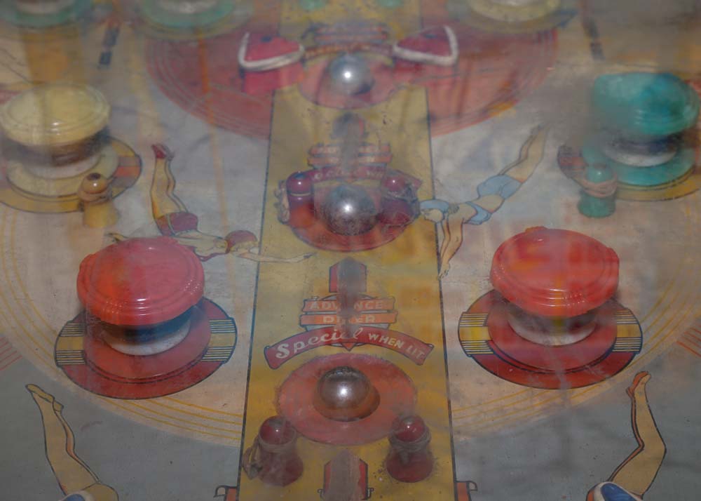 Vintage Gottlieb & Co. Wooden "Maisie" Pinball Machine